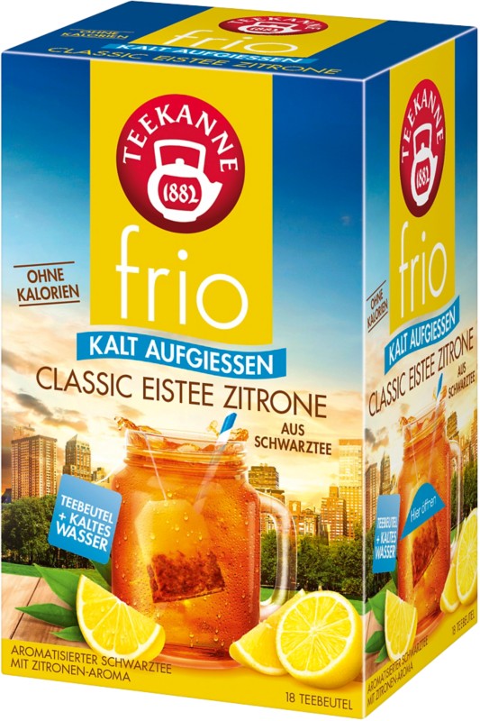 TEEKANNE Frio Eistee Zitrone 18 Stück à 2.5 g