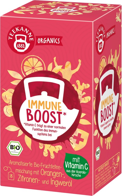 TEEKANNE Organics Immune Boost Tee 18 Stück