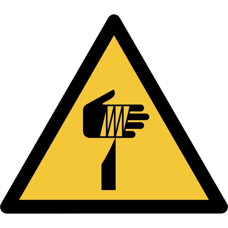 Djois Warnschild Warnung vor spitzem Gegenstand Klebstoff, einschraubbar PP (Polypropylen) 15 (B) x 0,14 (H) cm 3 Stück