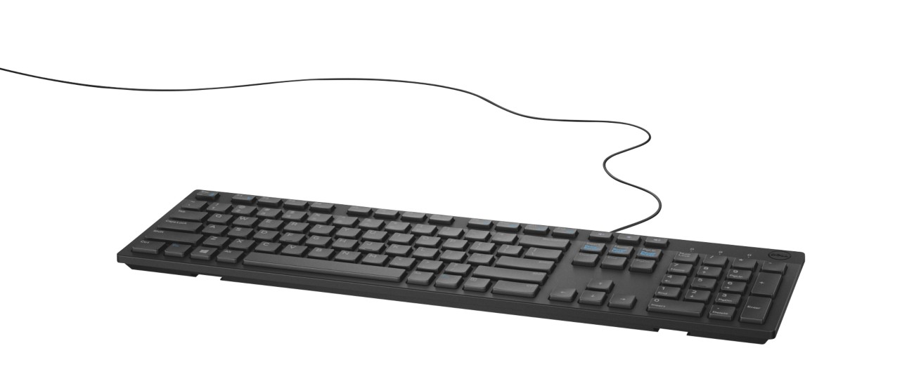 Dell Multimedia Keyboard Wired Qwerty (Gb) Black