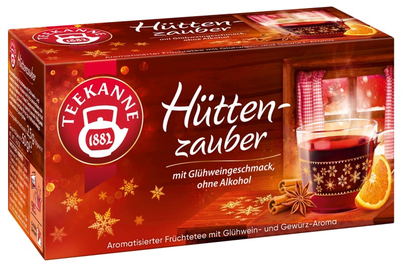 TEEKANNE Früchtetee Hüttenzauber Fruchtig, Süß 20 Beutel à 2,50 g