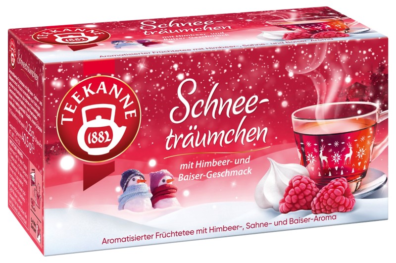 TEEKANNE Früchtetee Schneeträumchen Fruchtig, Süß 18 Beutel à 2,25 g