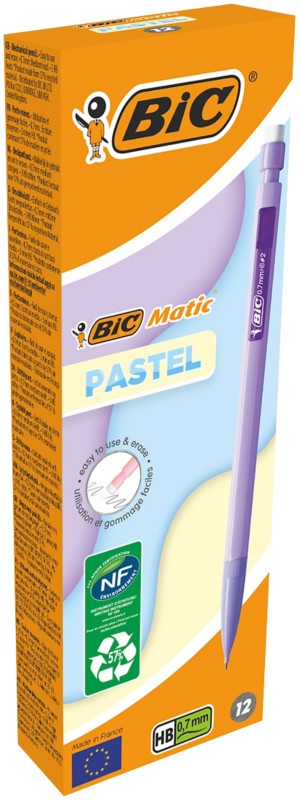 BIC Matic Druckbleistift HB Farbig sortiert 511060 12er-Pack