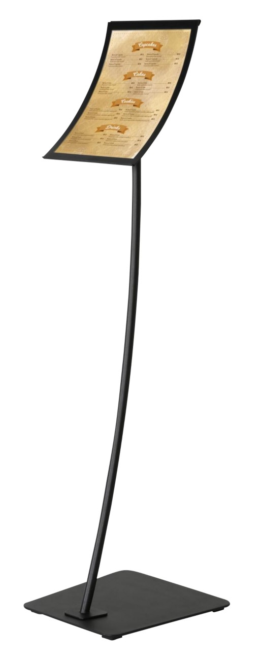Seco Menu Board A4 Metal Black Arca4-B
