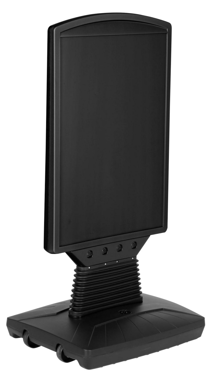 Seco Forecourt Sign A1 Plastic Black Weather Proof Msfpa1-Black