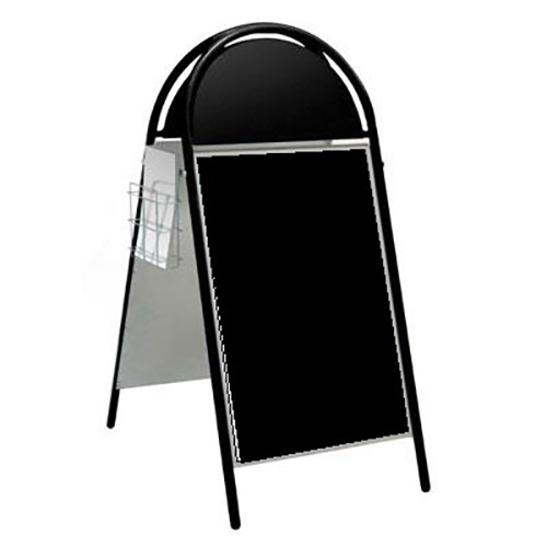 Seco Pavement Sign A2 Metal Black Tab-1A/2Blk