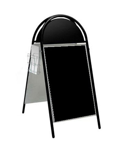 Seco Pavement Sign Metal Black Tab-1A/23Blk