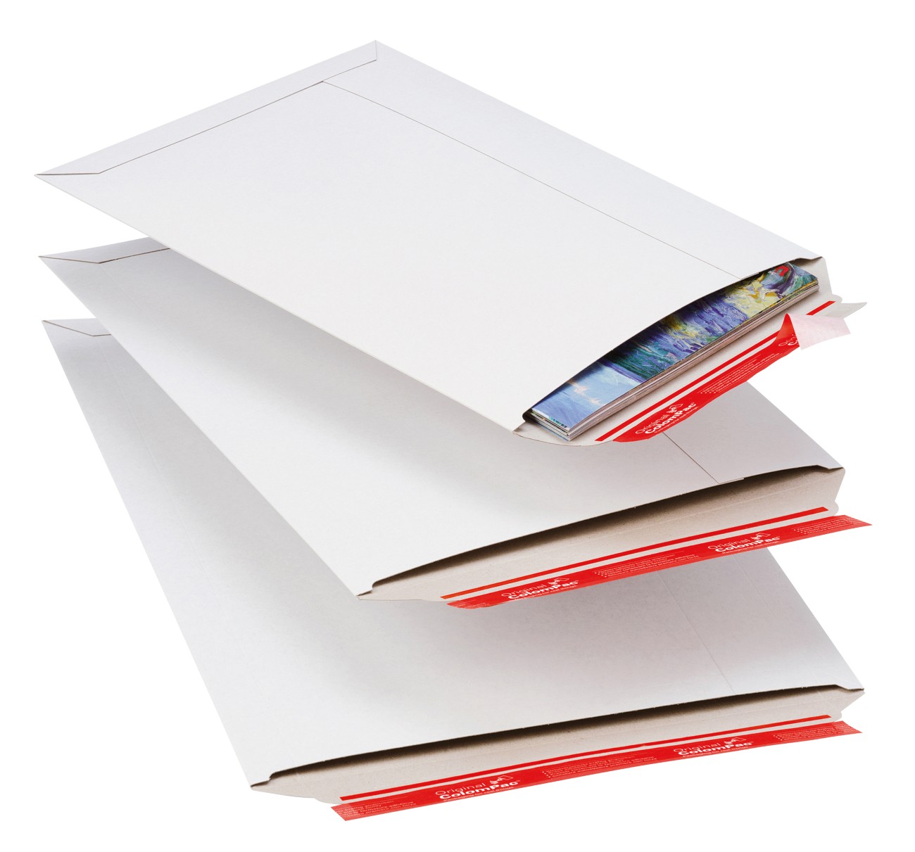 Colompac Cardboard Envelopes Peel And Seal 375 (W) X 295 (D) X 30 (H) Mm White Pack Of 20