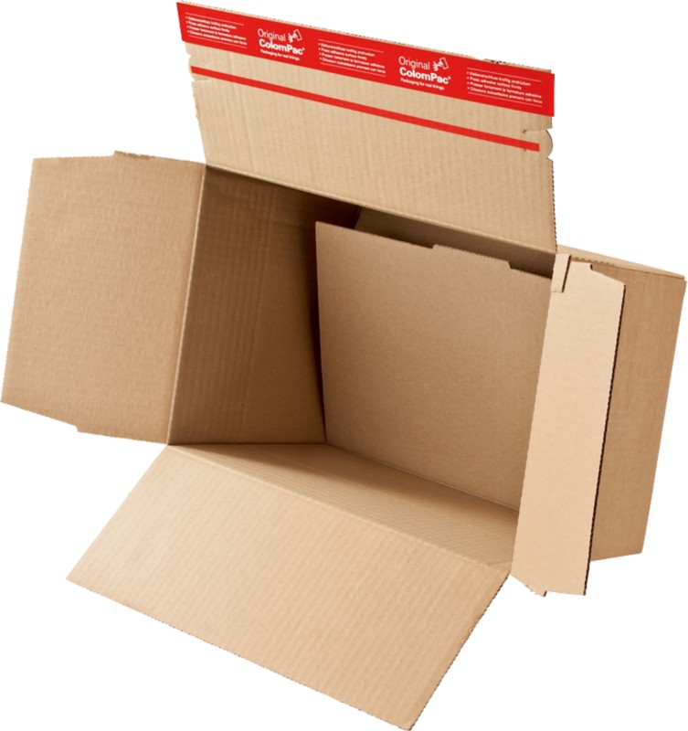 ColomPac Wellpappkarton 139 (B) x 164 (T) x 80 (H) mm Braun 10 Stück