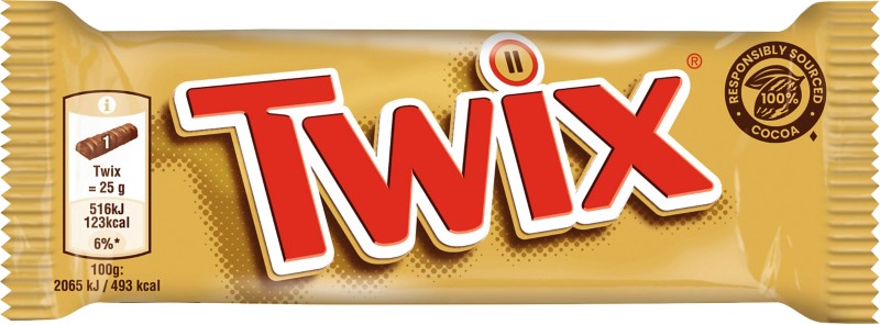 Twix Schokoladenriegel 32 Stück à 50 g