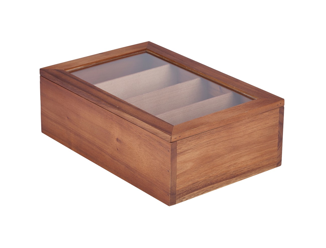 Genware Tea Box Brown Wtb