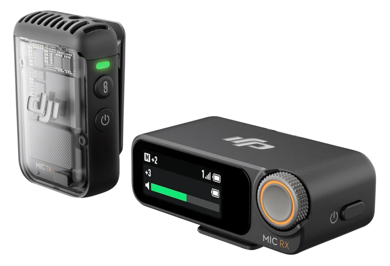 DJI Mic 2 (1 TX + 1 RX), Wireless Microphone with Noise Cancelling, 250m Range - Image 2