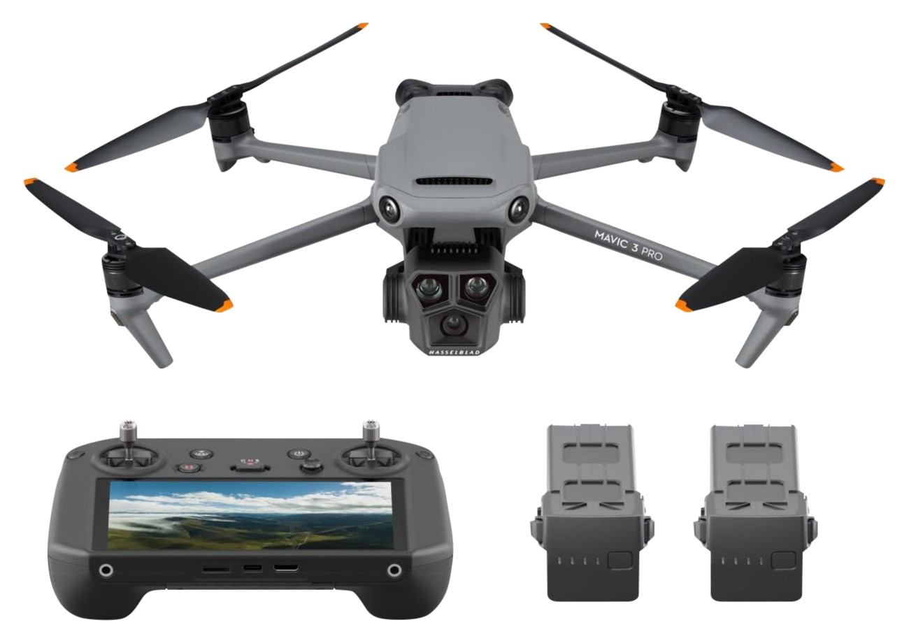 Dji Mavic 3 Pro Fly More Combo ( Rc Pro) 4 Rotors Mini-Drone 12 Mp 5120 X 2700 Pixels 5000 Mah Grey