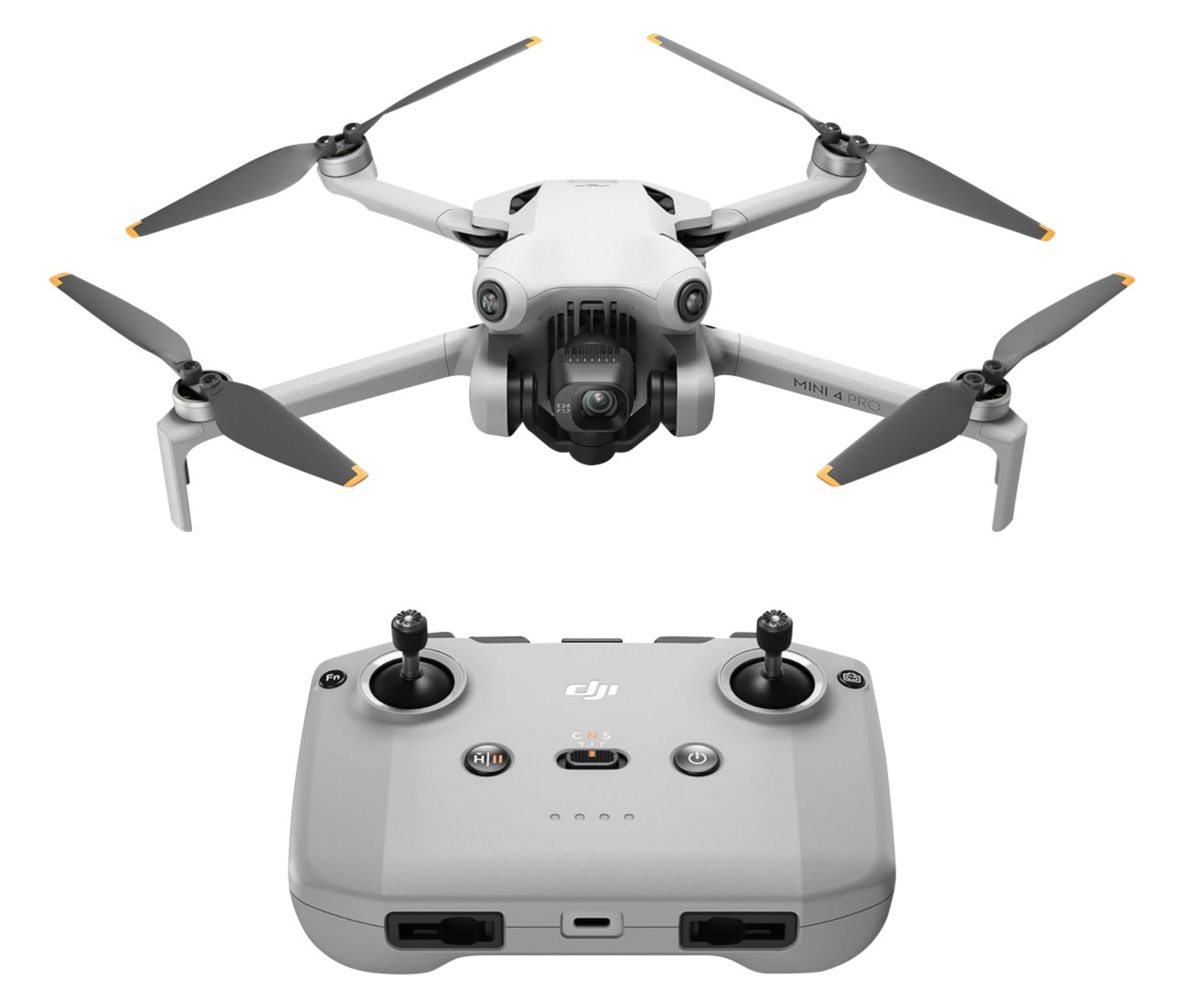 Dji Mini 4 Pro 4 Rotors Quadcopter 48 Mp 3840 X 2160 Pixels 2590 Mah Black, White