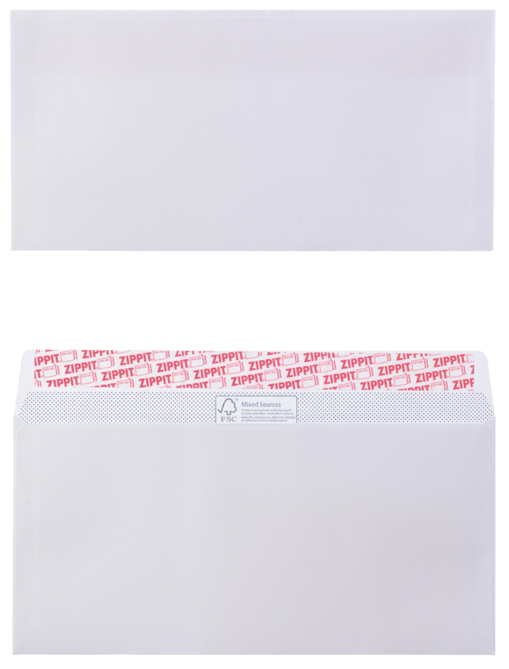 Viking Dl Peel And Seal Business Envelopes White 220 (W) X 110 (H) Mm Plain 100 Gsm Pack Of 50