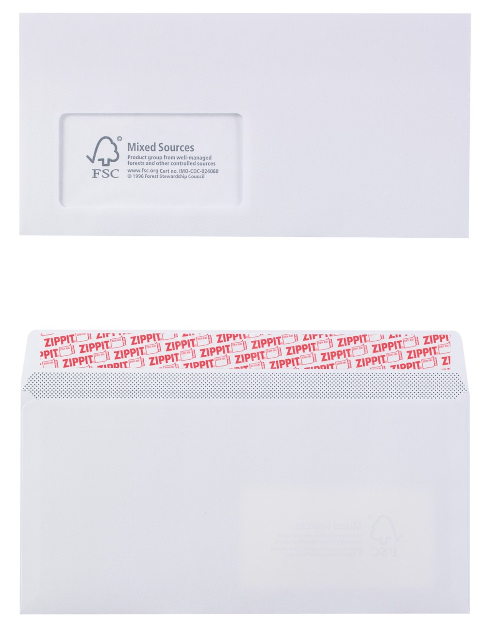 Viking Dl Peel And Seal Envelopes White 220 (W) X 110 (H) Mm Window 100 Gsm Pack Of 50