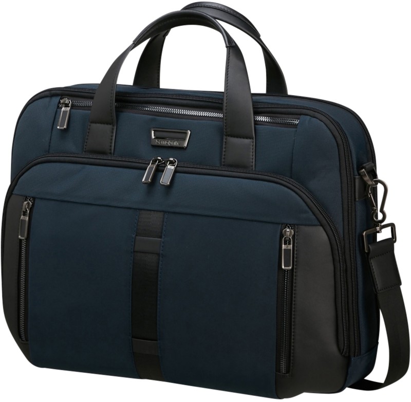 Samsonite Urban-Eye Schultertasche 15,6? 31 x 12 x 42 cm Nylon, PL (Polyester) Blau