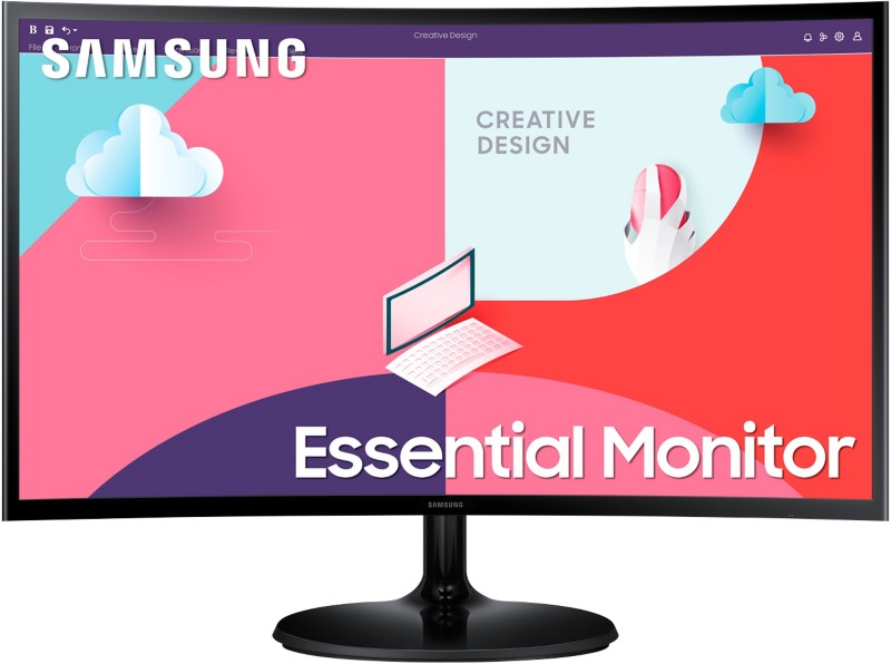 Thumbnail - Samsung Essential Monitor 61 cm (24") LCD Monitor S36C