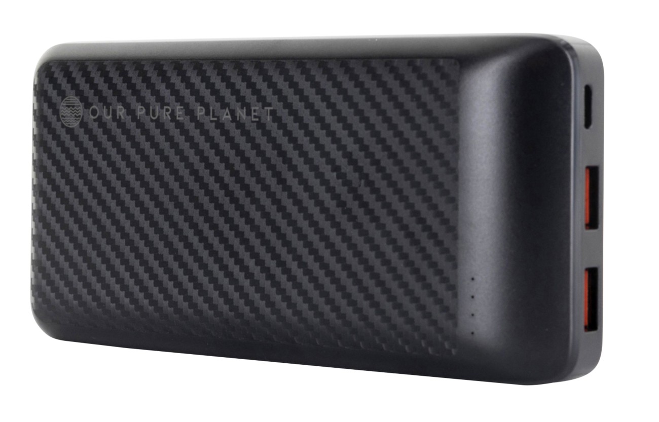 Our Pure Planet Power Bank 20.000 Mah Lithium Ion (Li-Ion) Black Opp140
