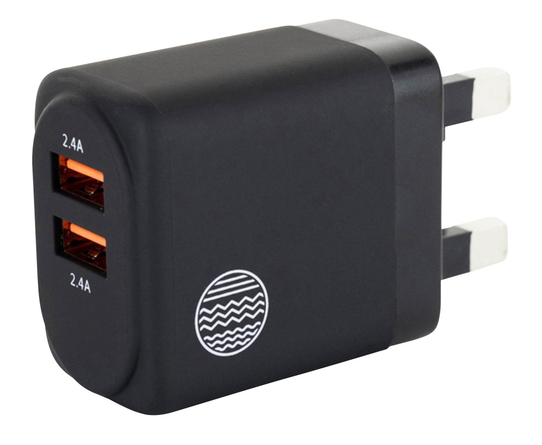 B&Q - 24W Dual Usb-A Wall Charger (Uk Port) - Image 4