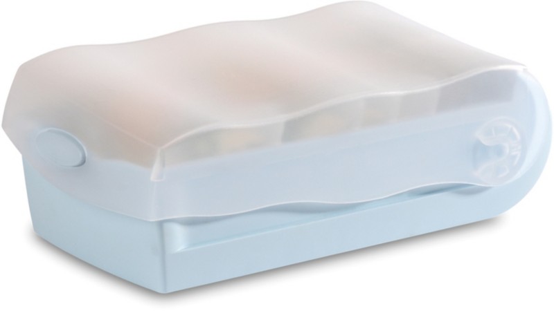 Thumbnail - HAN Croco Karteikasten DIN A7 PP (Polypropylen) Pastellblau Set 1 Box + 100 Karten