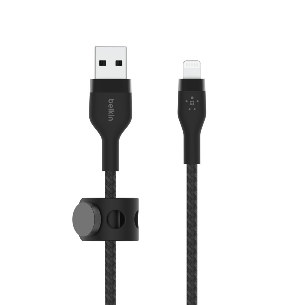 Belkin Boost Charge Pro Flex Charging Cable Usb A Male Apple Lightning 1 M Black