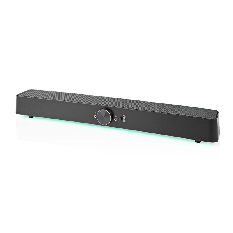 Nedis Stereo Bluetooth Lautsprecher mit Bluetooth GSPRSB21020BK Schwarz