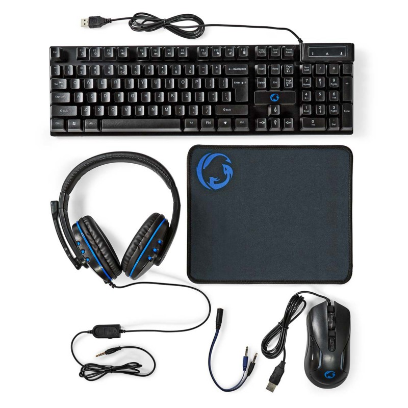 Thumbnail - HP Verkabelte Tastatur QWERTY (US) International Schwarz GCK51110BKUS
