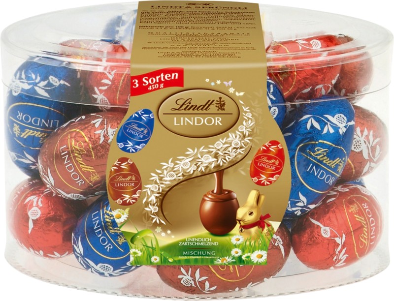 Lindt Ostereier Sortiert Schokolade 450 g