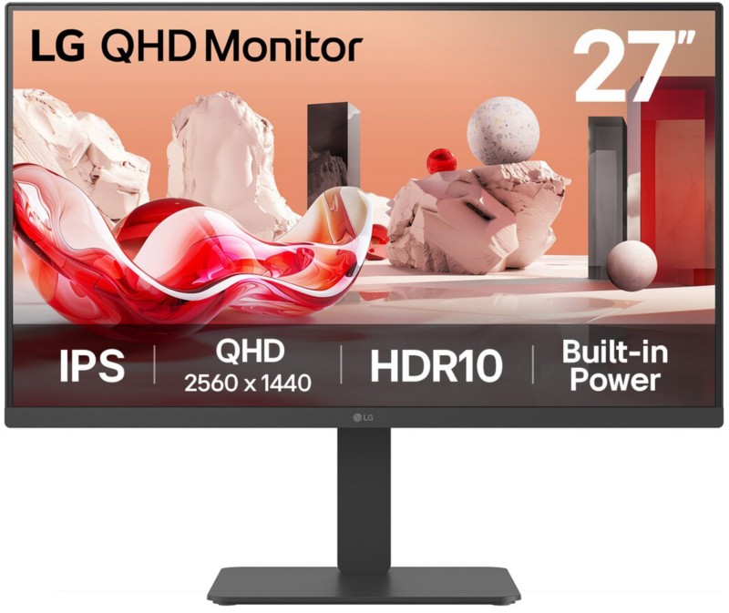 Thumbnail - LG 68,6 cm (27") LCD Monitor 27BA45QB-B.AEU Schwarz