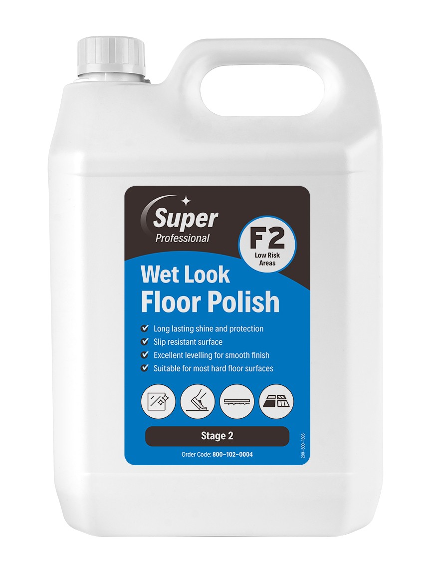 Super Professional Products Floor Polish F2 Non Scented 5 L