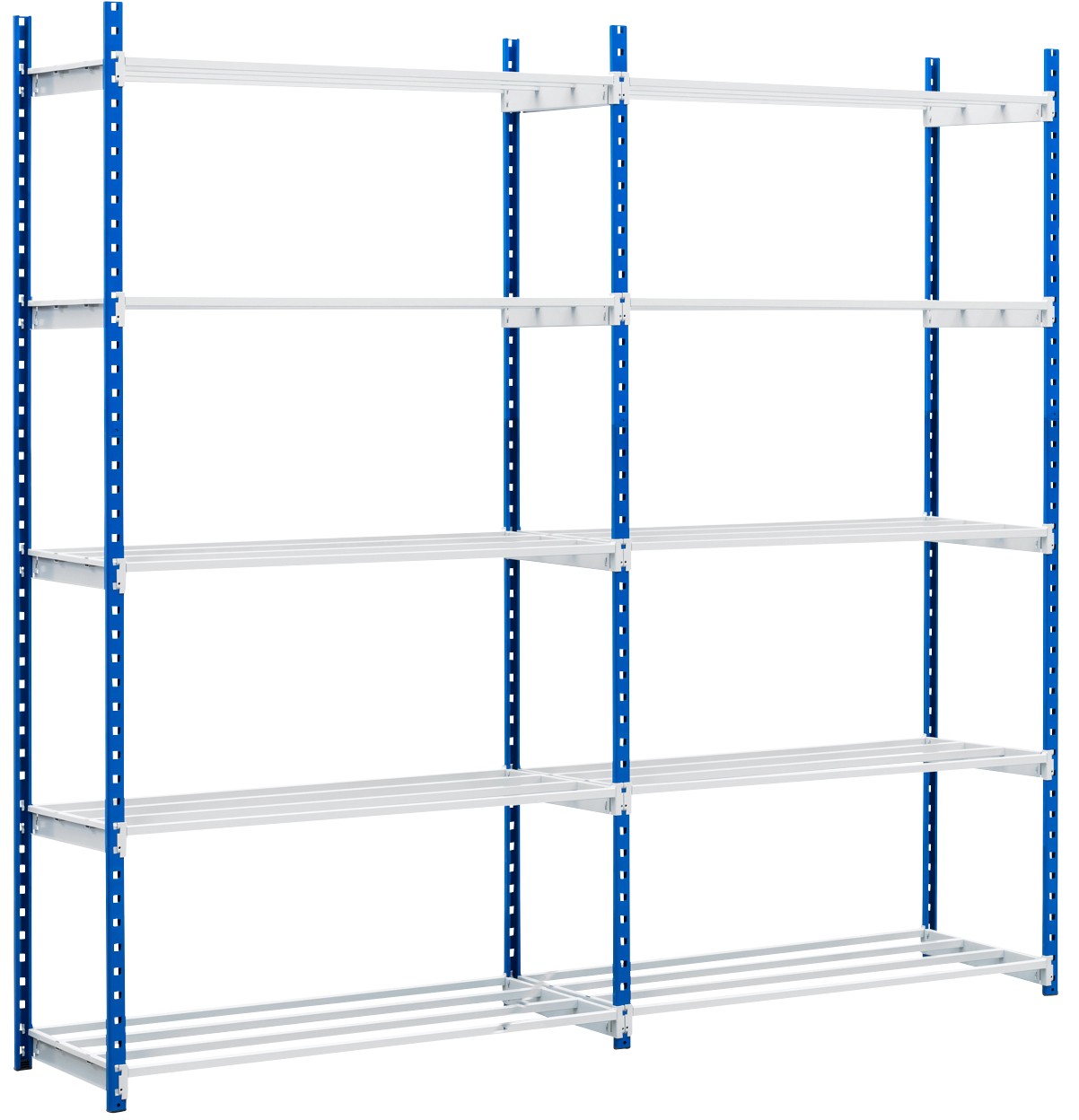 Paperflow Shelf Extension 5 Shelves Steel 1,000 X 340 X 2,000 Mm Blue