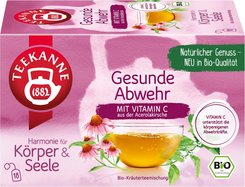 TEEKANNE Gesunde Abwehr Tee 40 g 18 Stück