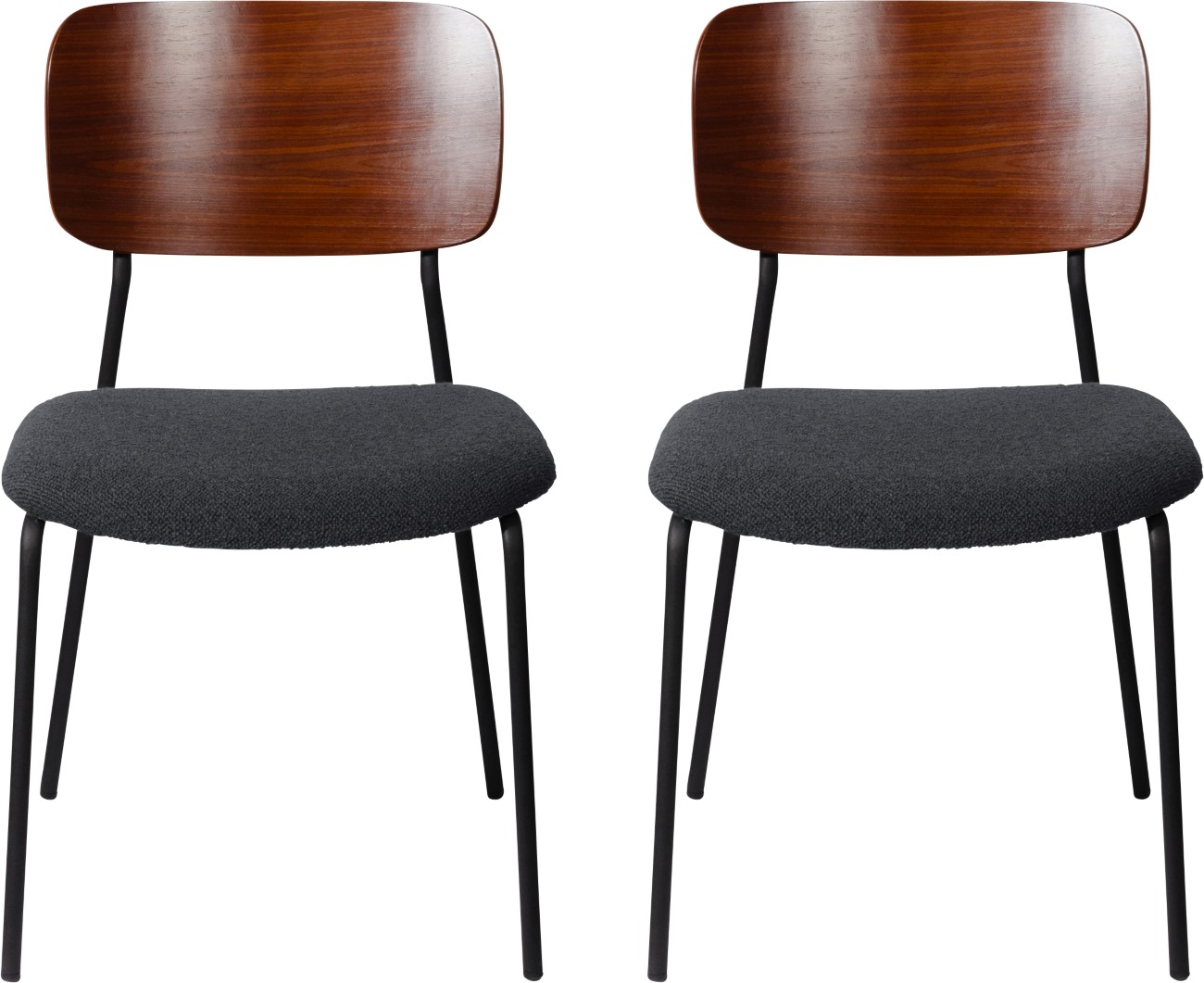 Thumbnail - meet powered by PAPERFLOW Lisa Stuhl Mehrfarbig 480 x 460 x 705 mm 2 Stück