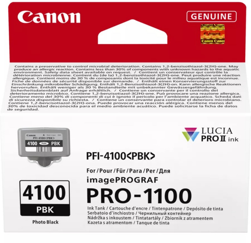 Thumbnail - Canon PFI-4100 PBK Original-Tintenpatrone Schwarz