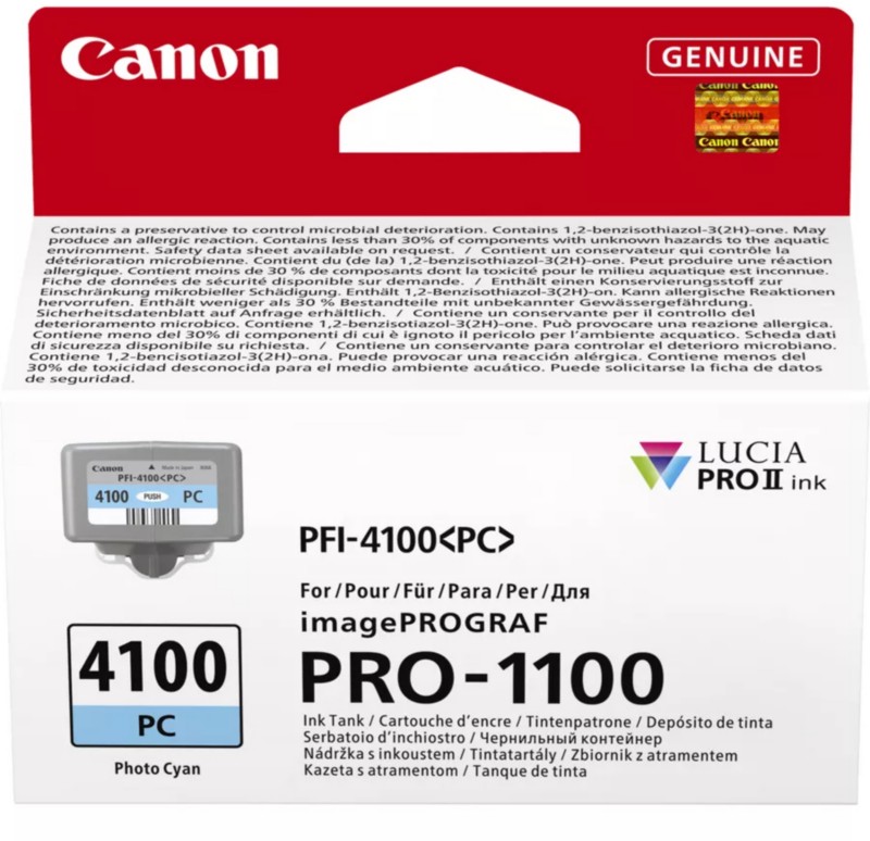 Thumbnail - Canon PFI-4100PC Original Tintenpatrone Cyan