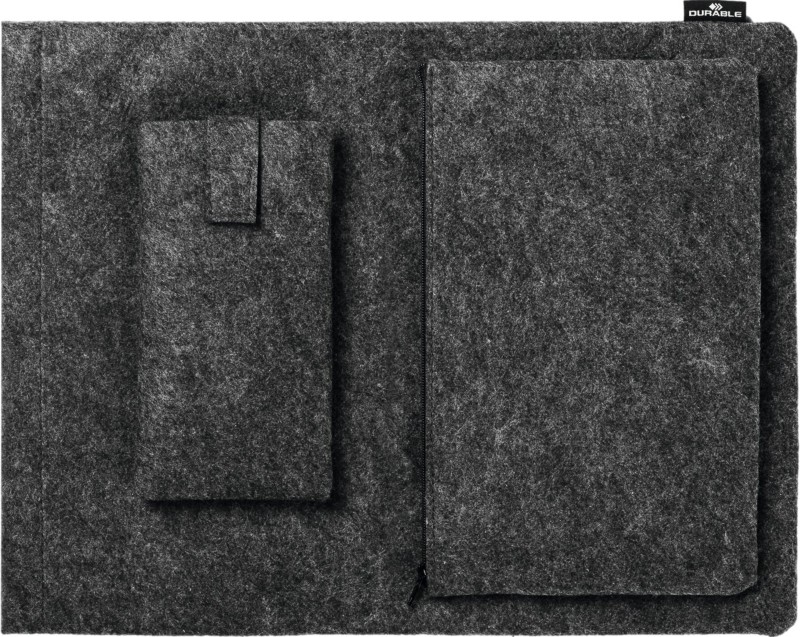Thumbnail - DURABLE Laptoptasche 30 x 2 x 40,5 cm Filz Anthrazit