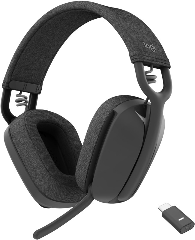 Thumbnail - Logitech Zone Vibe Kabelloses Headset Binaural mit Bluetooth und Mikrofon Graphit