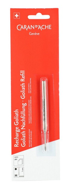Caran d'Ache Goliath Kugelschreibermine Mittel Schwarz