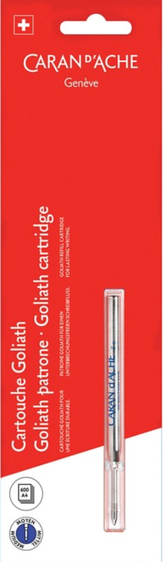 Caran d'Ache Goliath Kugelschreibermine Mittel Blau