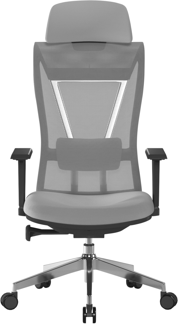 Nautilus Moritz Office Chair Basic Tilt 2D Armrest Grey 150 Kg 490 X 470 X 1,300 Mm