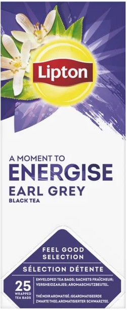 Lipton FGS Earl Grey Schwarzer Tee 25 Stück