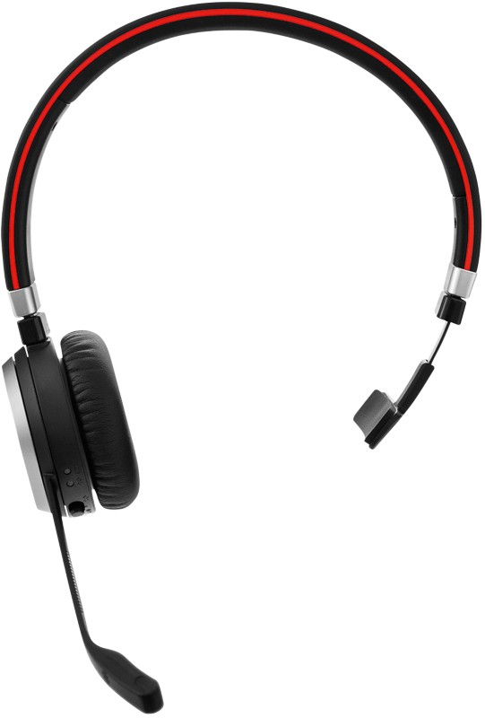 Jabra Evolve Kabelgebundenes & Kabelloses Headset Head Passive Geräuschunterdrückung Mono 65 SE - UC Schwarz