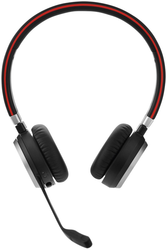 Jabra Evolve Kabelgebundenes & Kabelloses Headset Head Passive Geräuschunterdrückung 65 SE - MS Schwarz