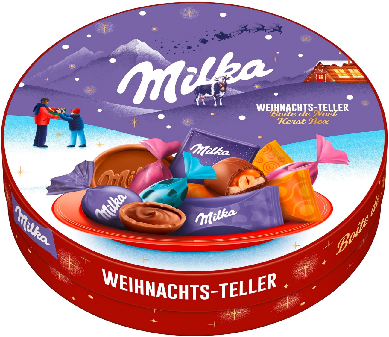 Milka Weihnachtsteller Schokolade 195 g 1285459