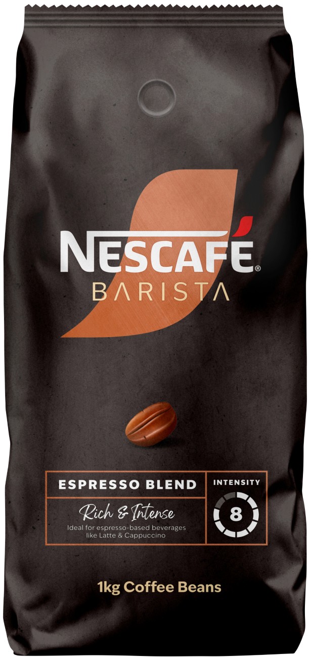 Nescafé Nescafe Barista Espresso Blend Rich And Intense Coffee Beans 8 Medium 1 Kg