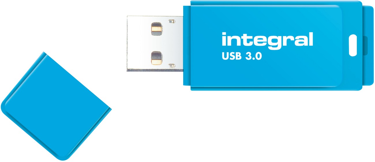 Integral USB-Stick 8 GB USB Type-A Blau, Orange, Gelb 3 Stück
