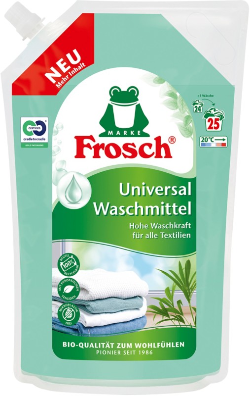 Frosch Universal Waschmittel 25 Waschladungen 1,5 L