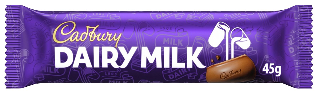 Cadbury Dairy Milk Chocolate Bar Pack Of 48 Of 45 G