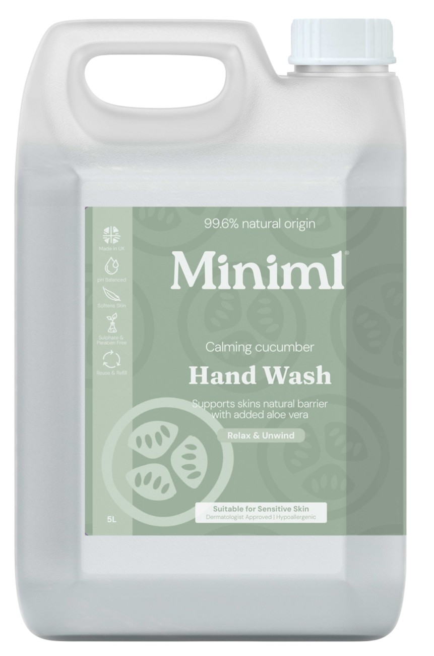 Miniml Clear Hand Wash Calming Cucumber 5L In - Image 16